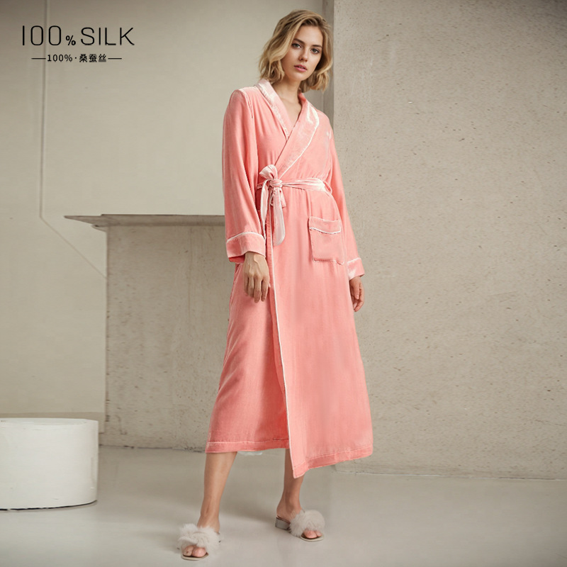 The Plush Fleece Long Sleeve Velvet Housecoat