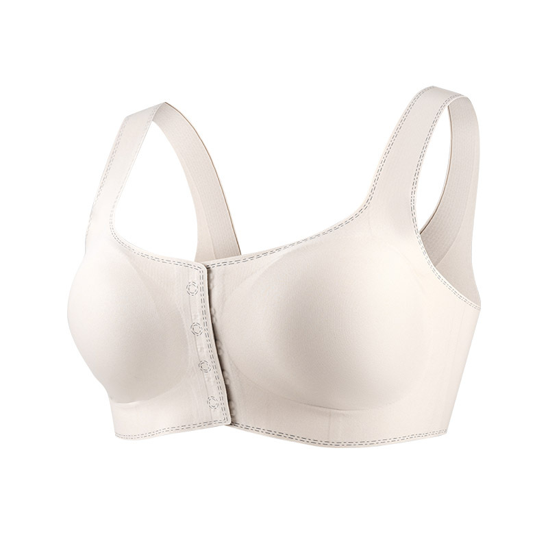 The Seamless Silk Front Closure Bra with Wide Straps - Image 5