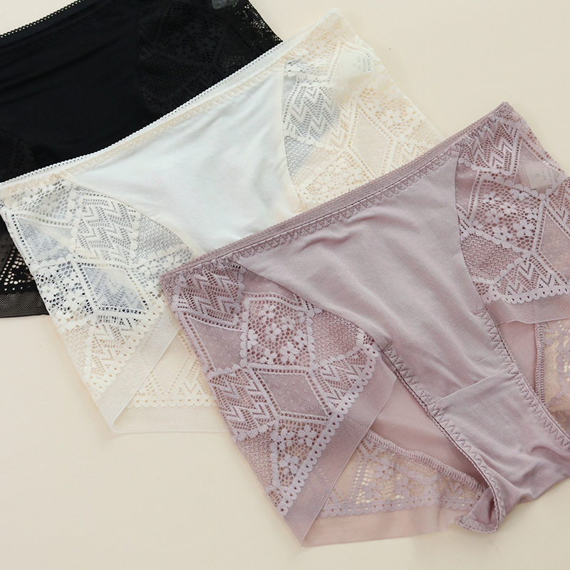 The Mulberry Silk Lace Briefs - Image 4
