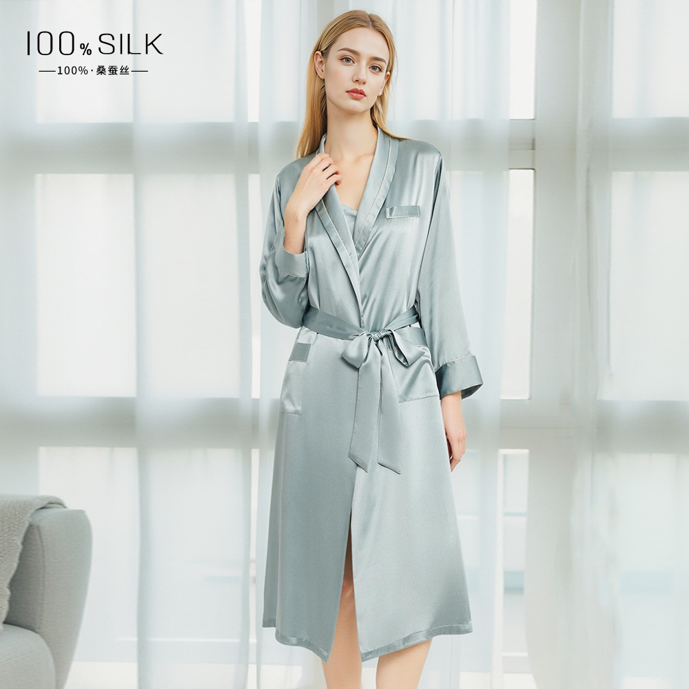Monet Blue-Single Robe