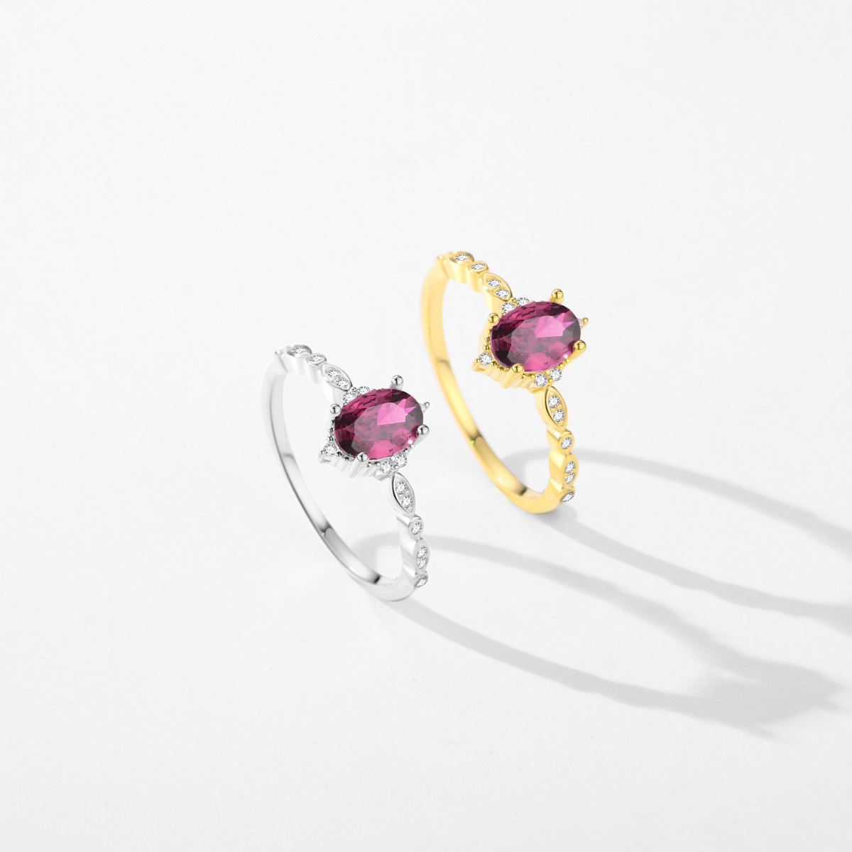 The Pigeon Blood Red Gemstone Diamond Ring - Image 4