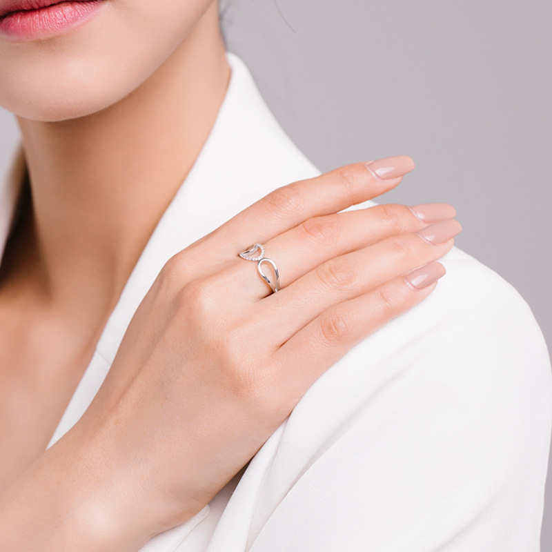 The S925 Silver Geometric Ring - Image 2