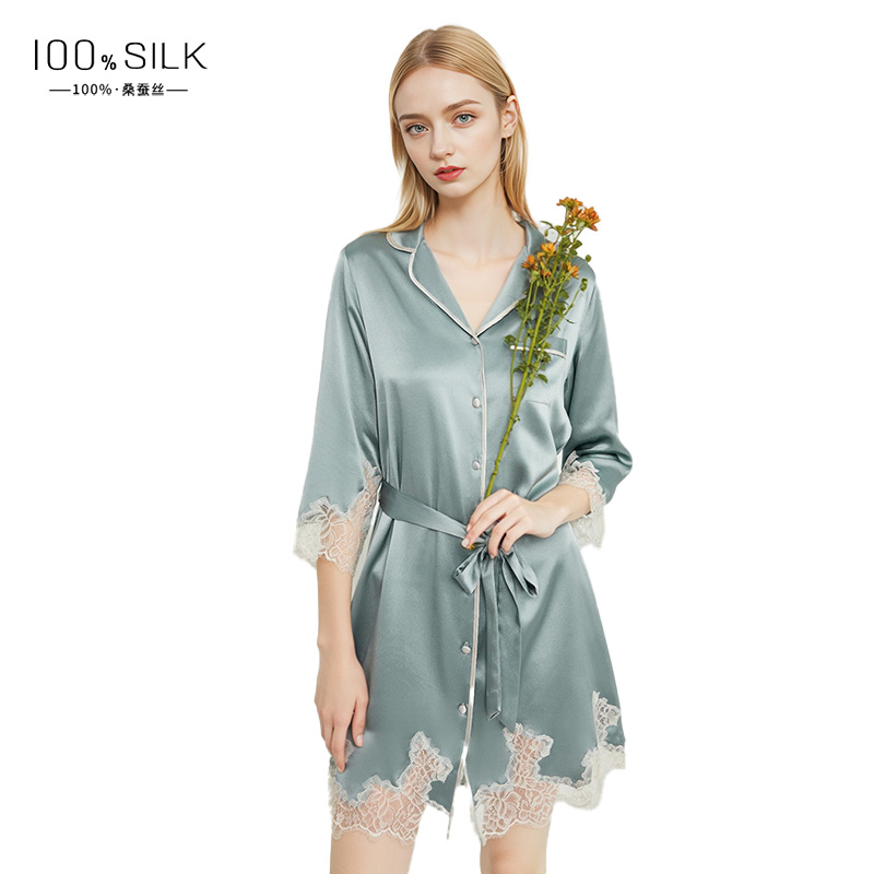 The 19 Momme 100% Mulberry Silk Nightgown - Image 5