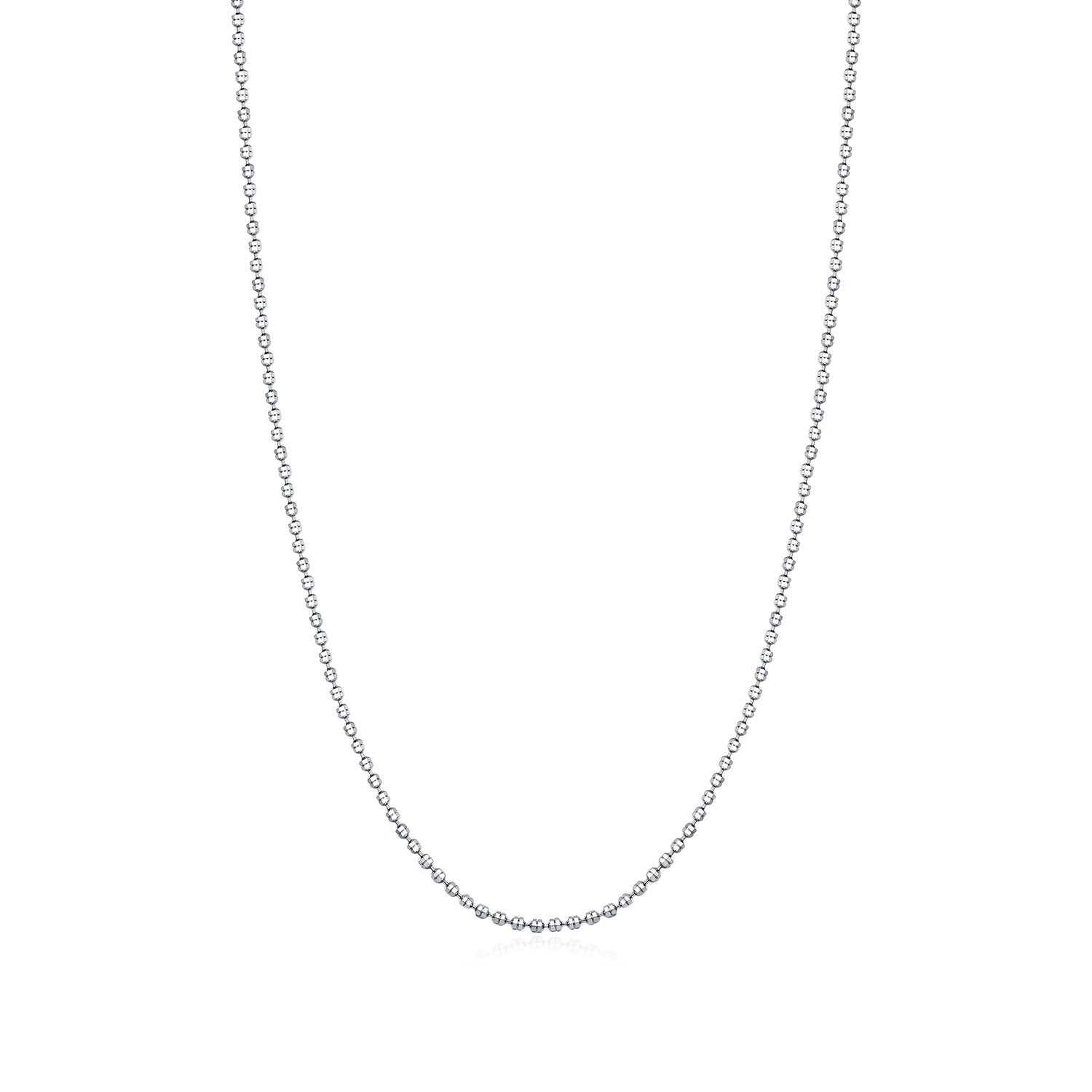 The S925 Sterling Silver Shimmering Chain Necklace - Image 5