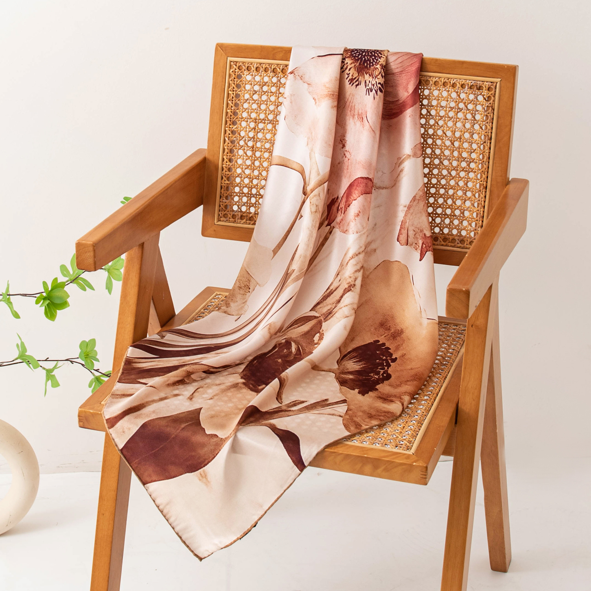 The Hand-Rolled Silk Neck Scarf