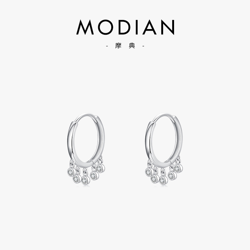 The S925 Sterling Silver Ear Cuff with Forest Design