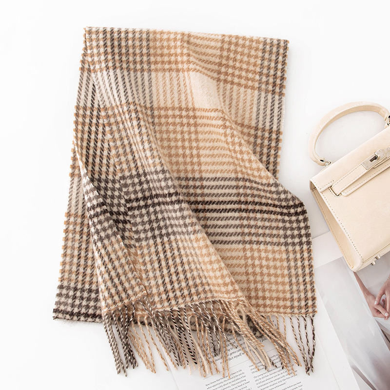 FHY24-7036-3 Beige Coffee Plaid