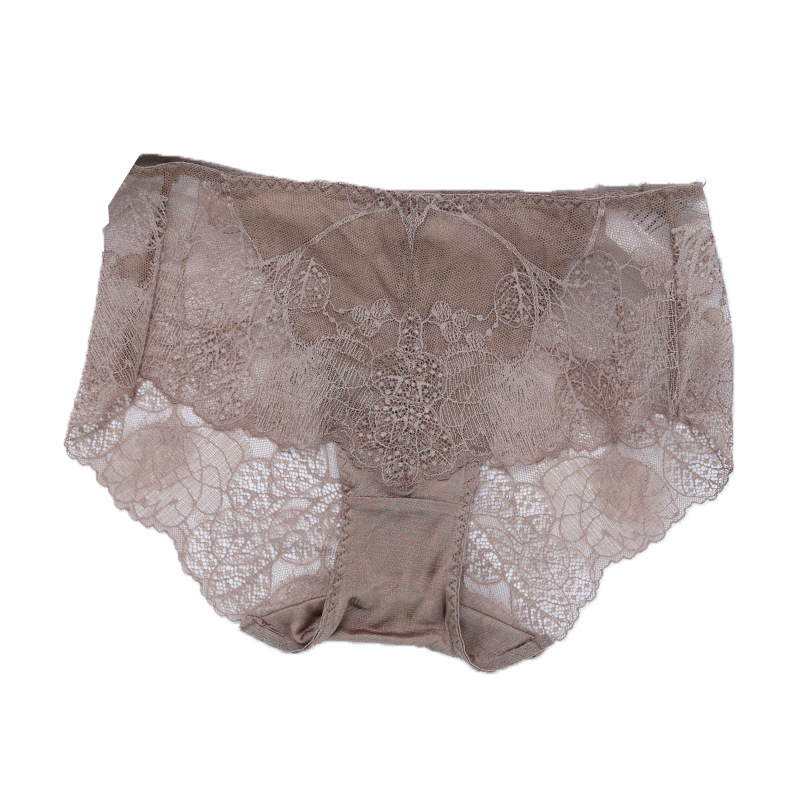 The Mulberry Silk Lace Mid-Rise Briefs - Image 5