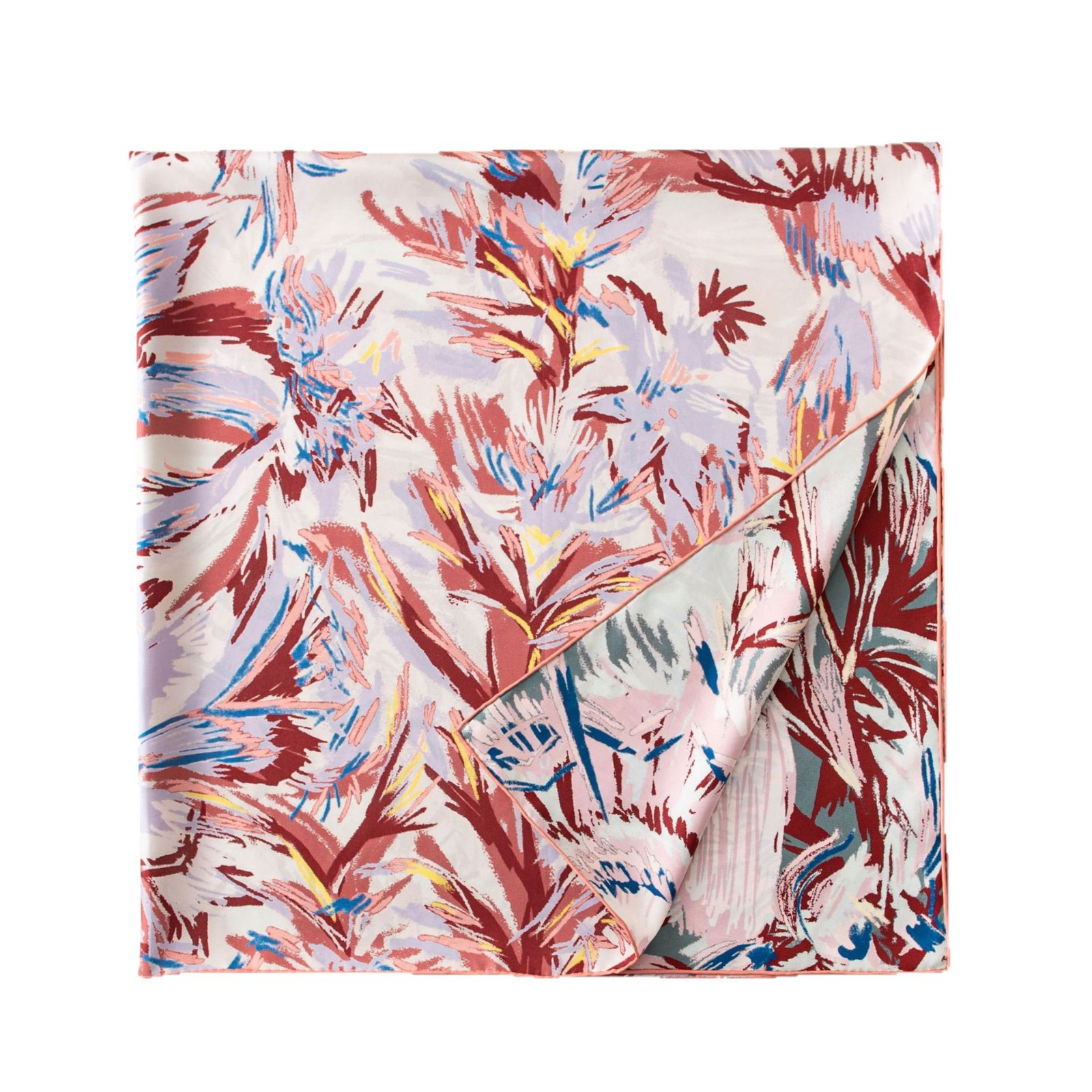 The 16 Momme Mulberry Silk Twill Scarf with Double-Sided Print - Image 5