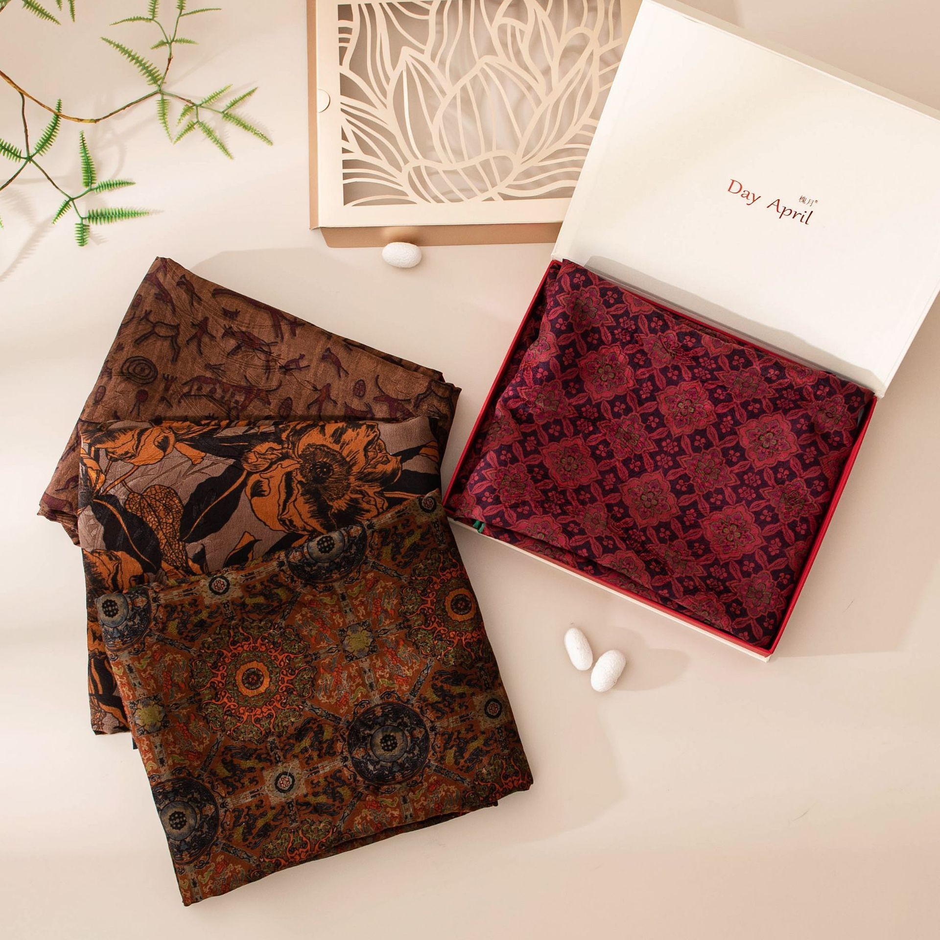 The Chinese Style Silk Shawl Scarf - Image 4