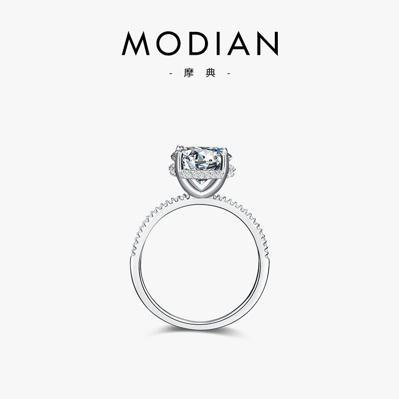 The S925 Sterling Silver Zirconia Vintage Ring