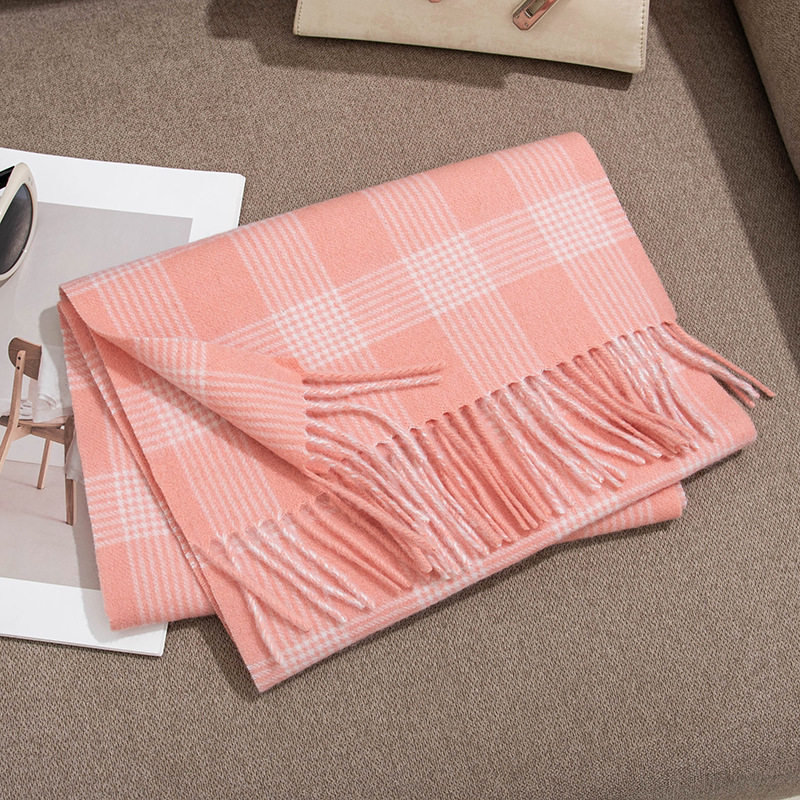 FHY24-7057-1 Pink Stripe Plaid