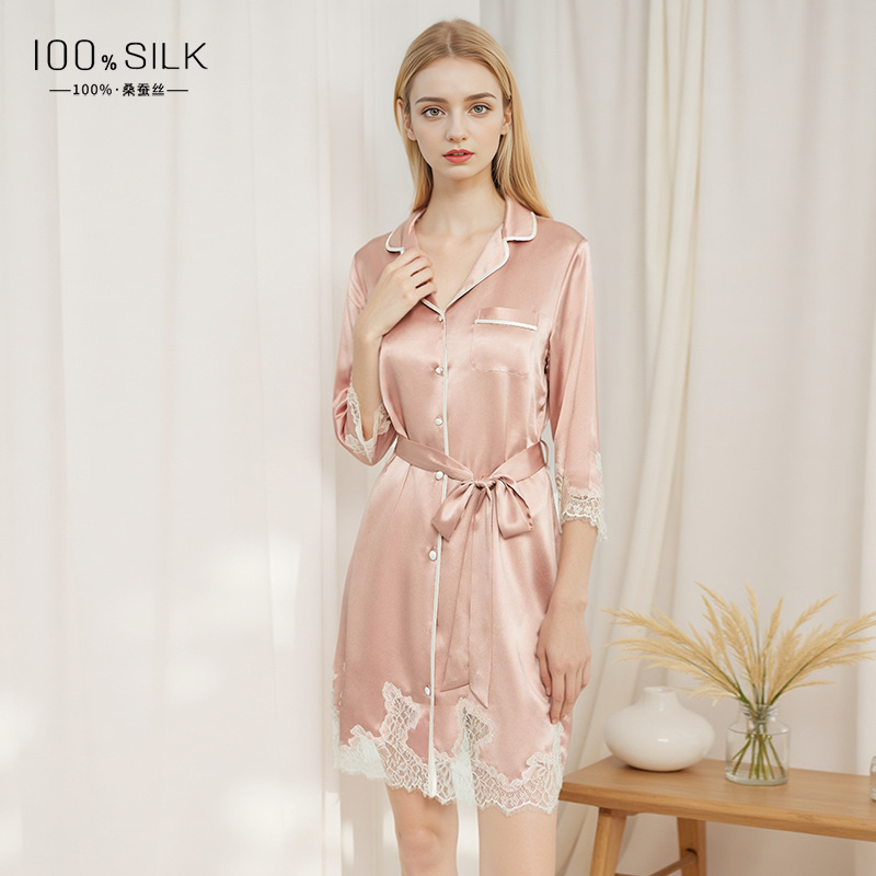 The 19 Momme 100% Mulberry Silk Nightgown - Image 2
