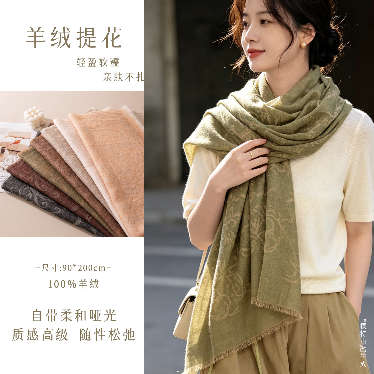 The Lightweight Cashmere Shawl for Air Conditioning