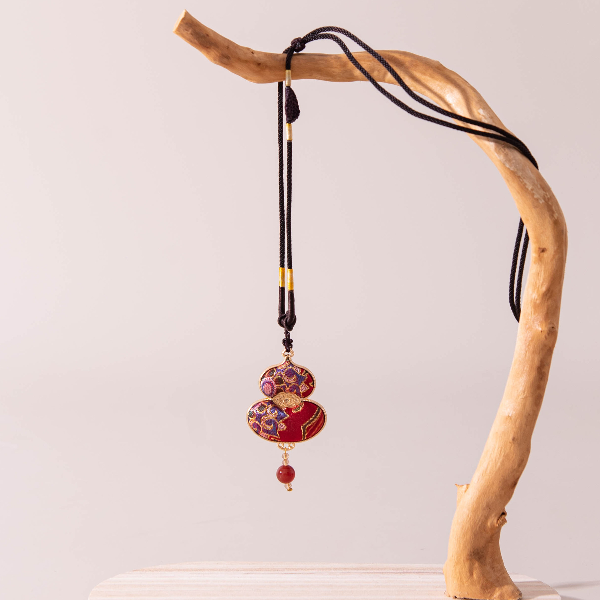 FHS26-3040-7 Song Brocade Red