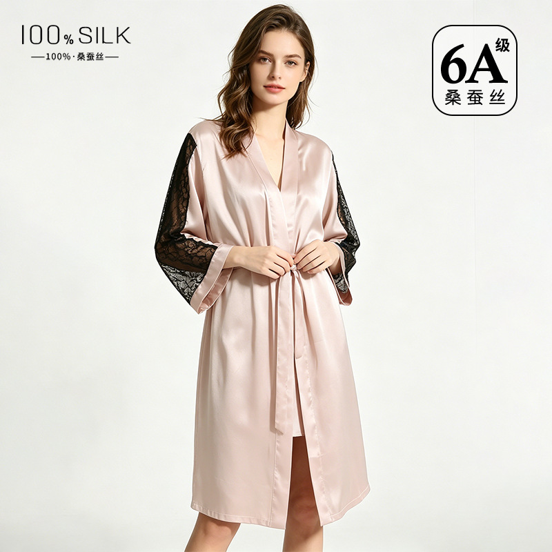 The 100% Mulberry Silk Robe - Image 3