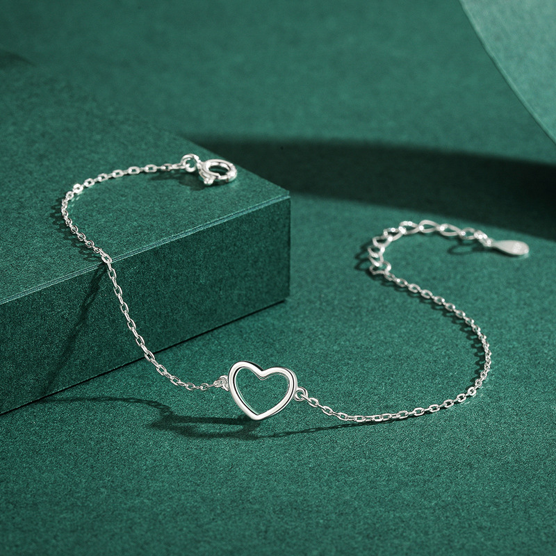 The Polished Heart Sterling Silver Bracelet - Image 4