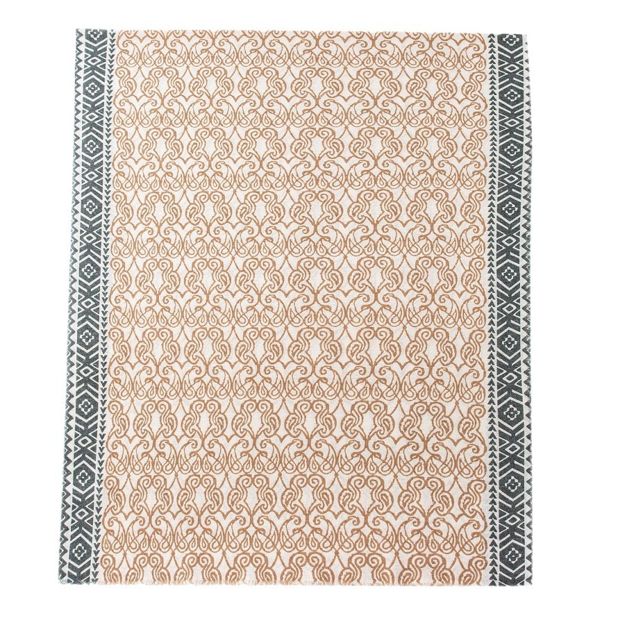 The Retro Pattern Silk Scarf - Image 5