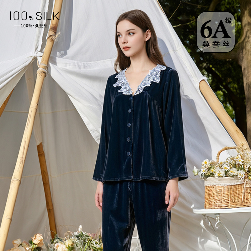 The Silk Long Sleeve Pajama Set - Image 4